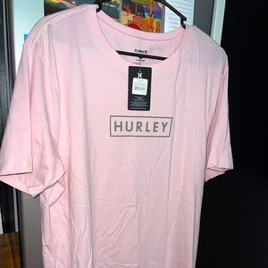 Hurley X Unisex Pink T Shirt